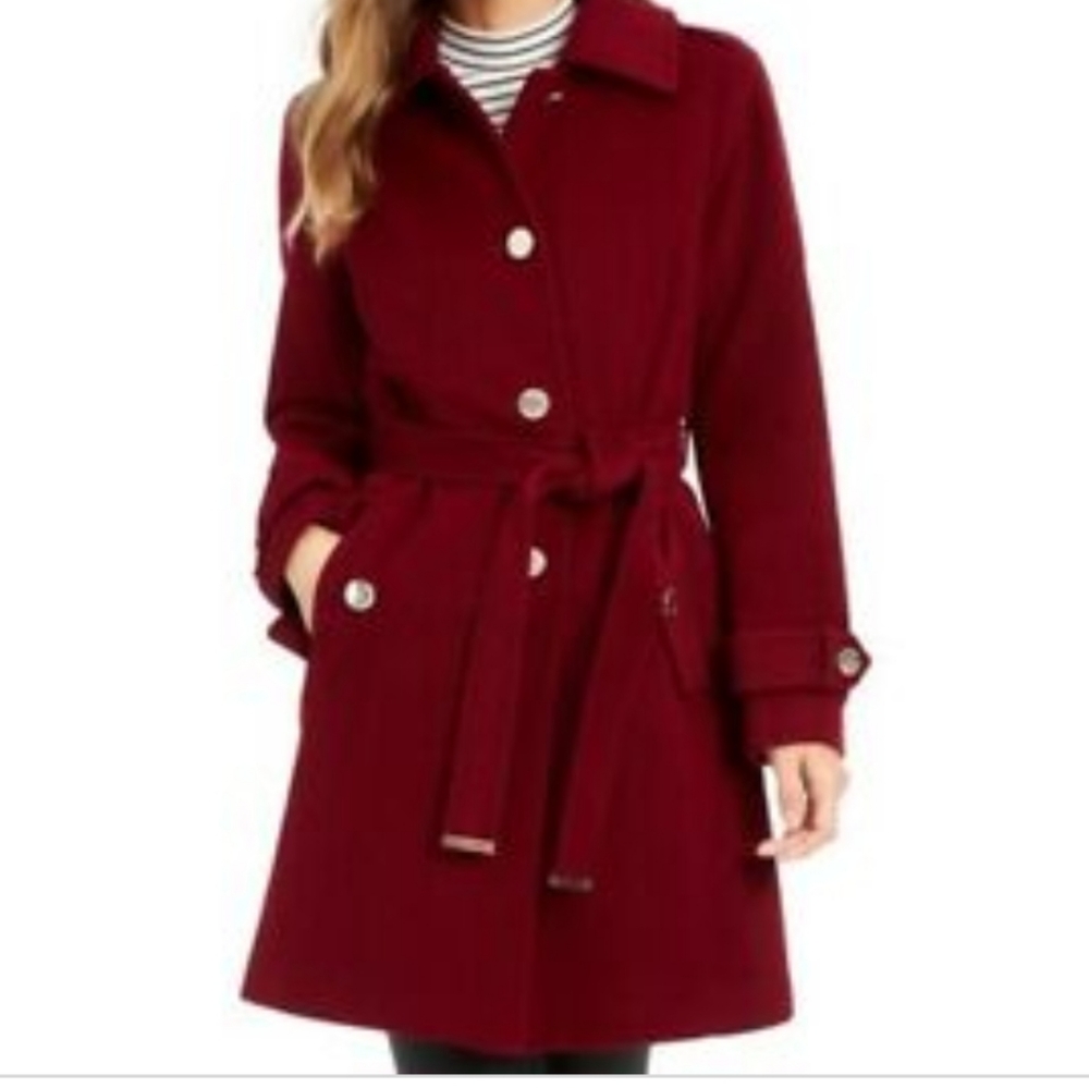 MICHAEL KORS DARK BRANDY COAT XS - Picture 2 of 16